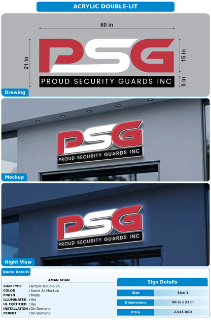 CUSTOM MOCKUP SIGN FOR Aman Khan