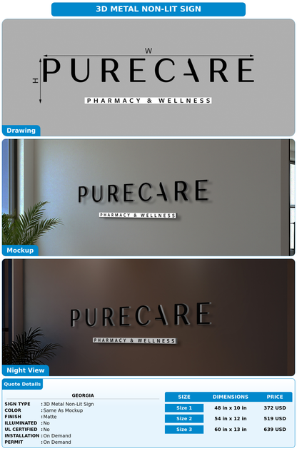 CUSTOM MOCKUP SIGN FOR georgia