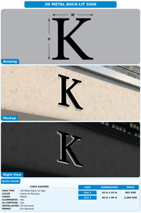 CUSTOM MOCKUP SIGN FOR Chris Kaspern