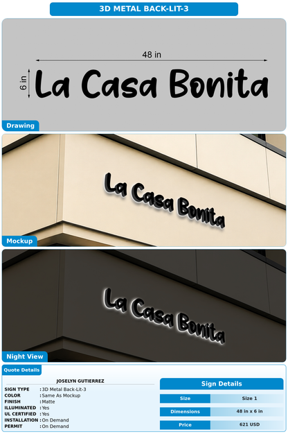 CUSTOM MOCKUP SIGN FOR Joselyn Gutierrez