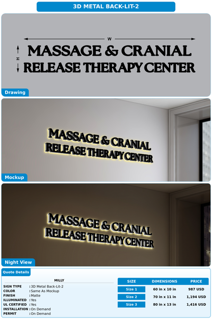 CUSTOM MOCKUP SIGN FOR Milly