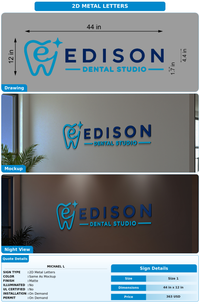 CUSTOM MOCKUP SIGN FOR Michael L