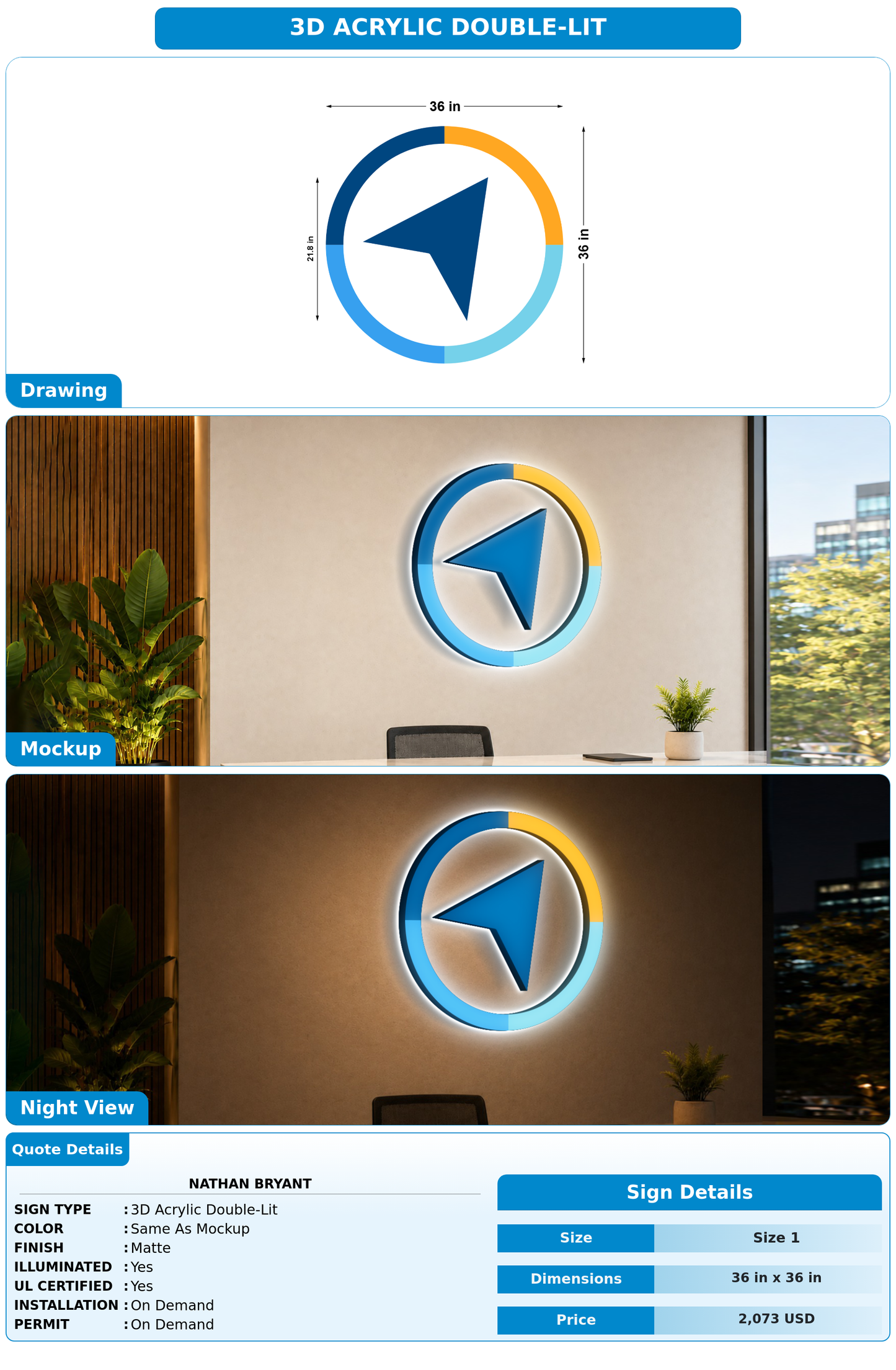 CUSTOM MOCKUP SIGN FOR Nathan Bryant