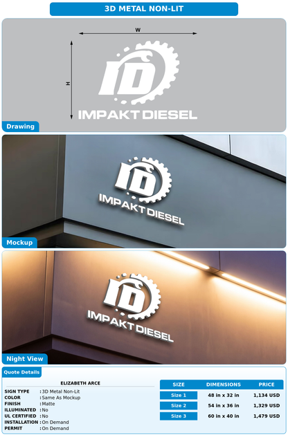CUSTOM MOCKUP SIGN FOR Elizabeth Arce