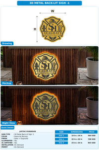 CUSTOM MOCKUP SIGN FOR Justin D Robinson