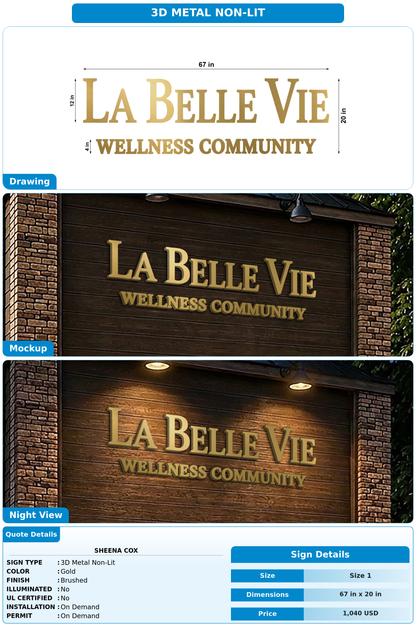 CUSTOM MOCKUP SIGN FOR sheena cox
