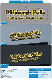 CUSTOM MOCKUP SIGN FOR Tim Carpenter