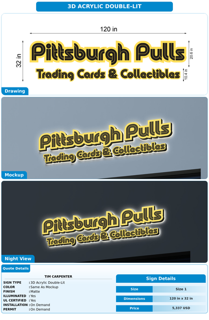 CUSTOM MOCKUP SIGN FOR Tim Carpenter