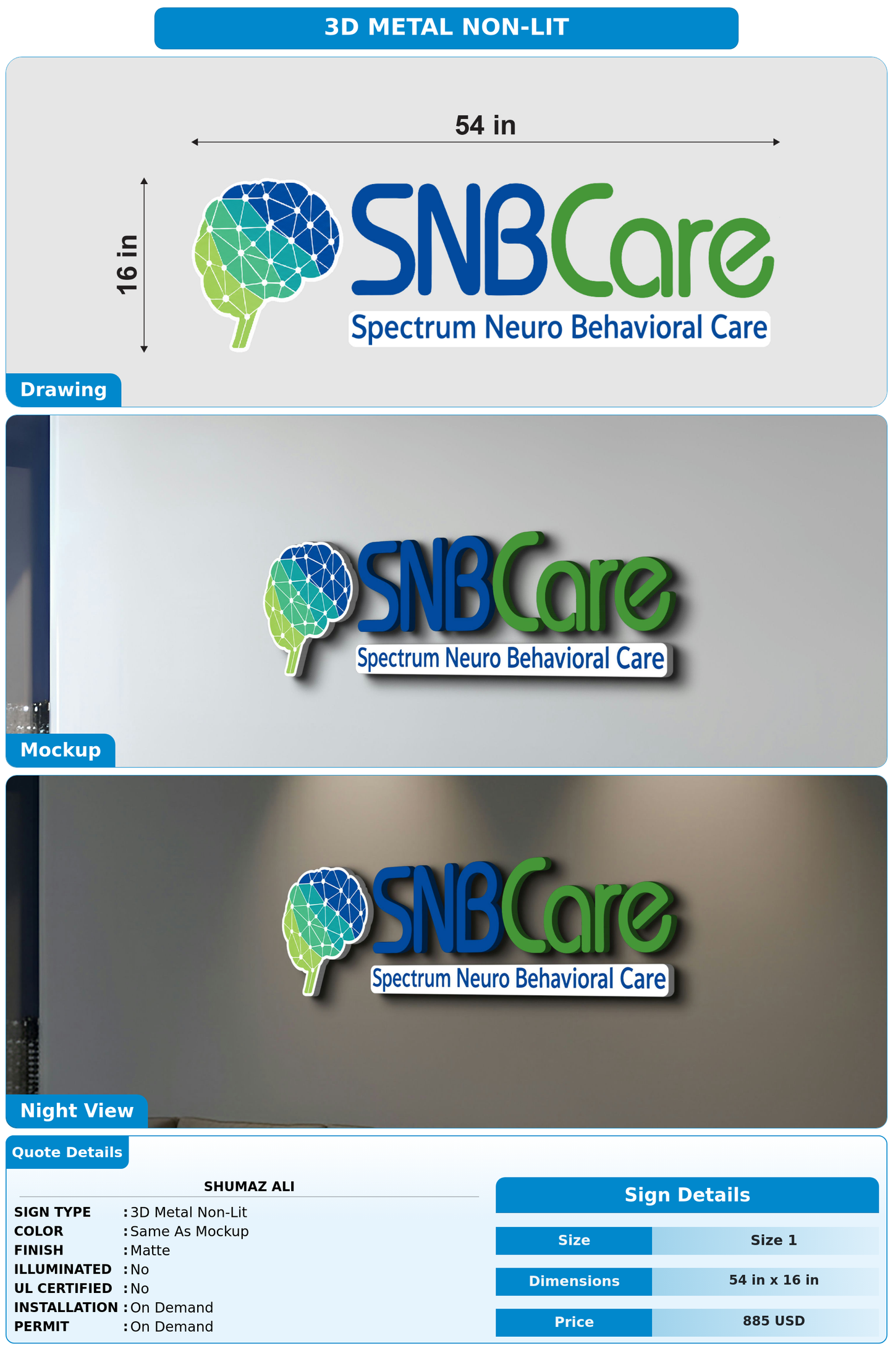 CUSTOM MOCKUP SIGN FOR Shumaz Ali