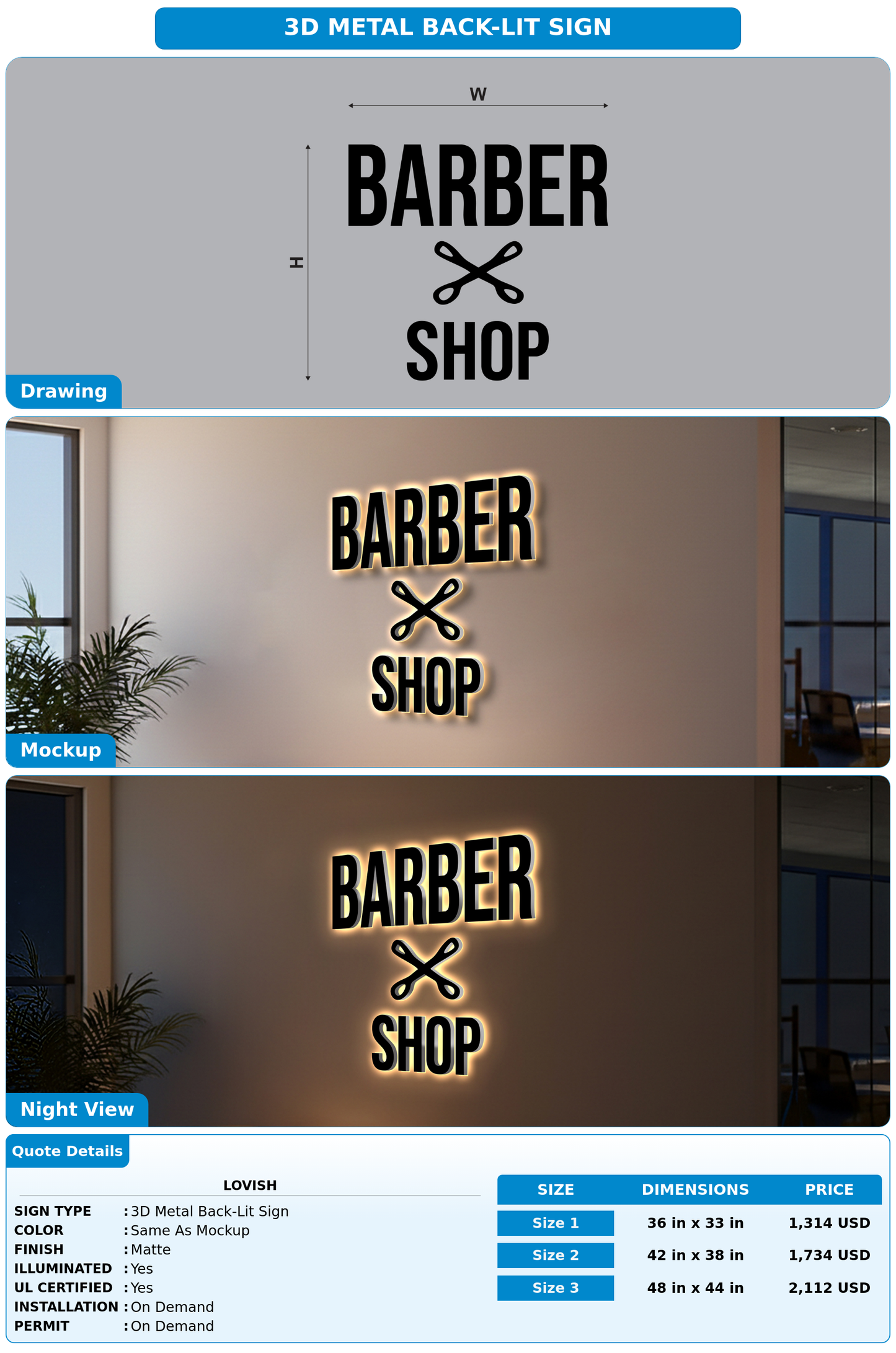 CUSTOM MOCKUP SIGN FOR Lovish