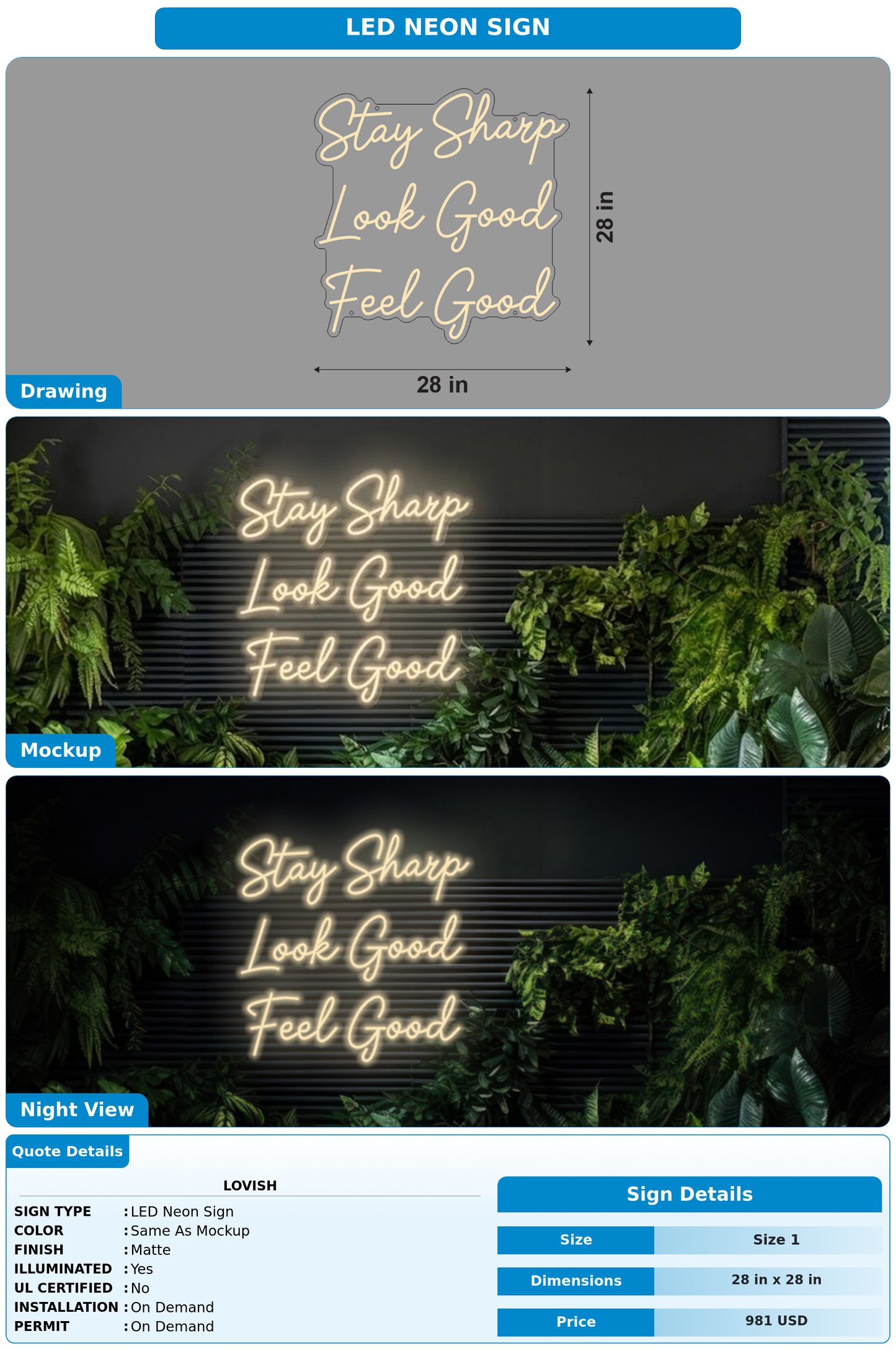 CUSTOM MOCKUP SIGN FOR Lovish