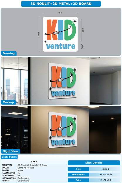 CUSTOM MOCKUP SIGN FOR Kara