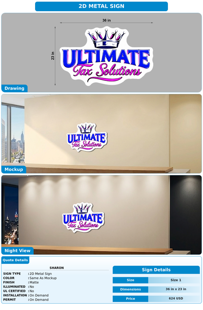 CUSTOM MOCKUP SIGN FOR Sharon