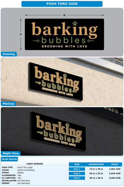CUSTOM MOCKUP SIGN FOR corey burdine