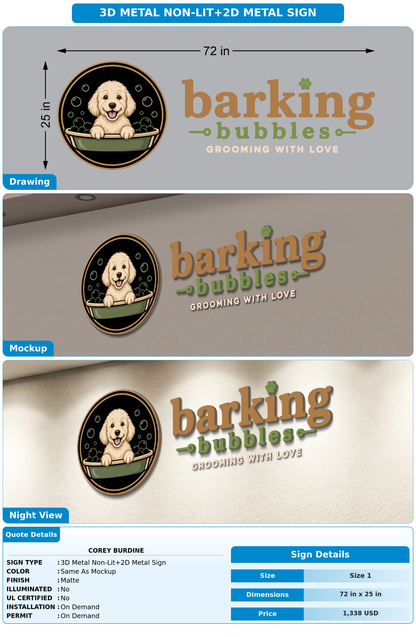 CUSTOM MOCKUP SIGN FOR corey burdine
