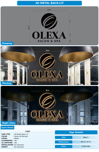 CUSTOM MOCKUP SIGN FOR Chad