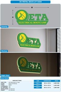 CUSTOM MOCKUP SIGN FOR Angelina Turro