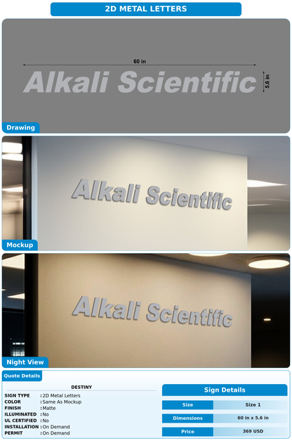 CUSTOM MOCKUP SIGN FOR Destiny