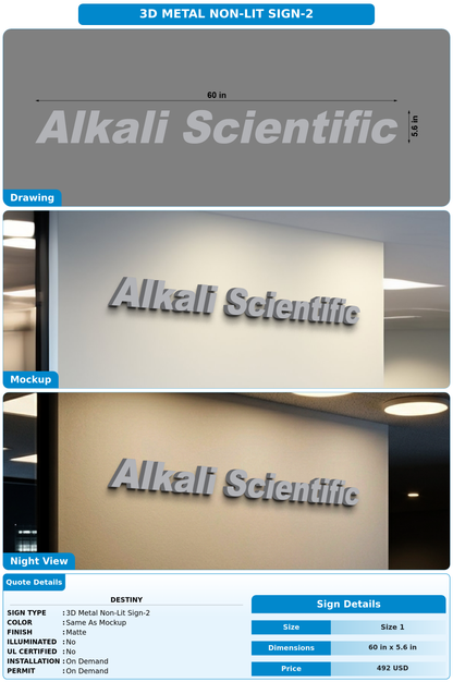 CUSTOM MOCKUP SIGN FOR Destiny