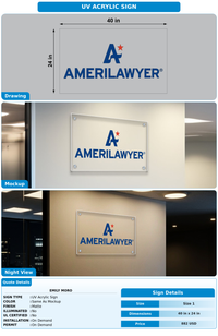 CUSTOM MOCKUP SIGN FOR Emily Moro