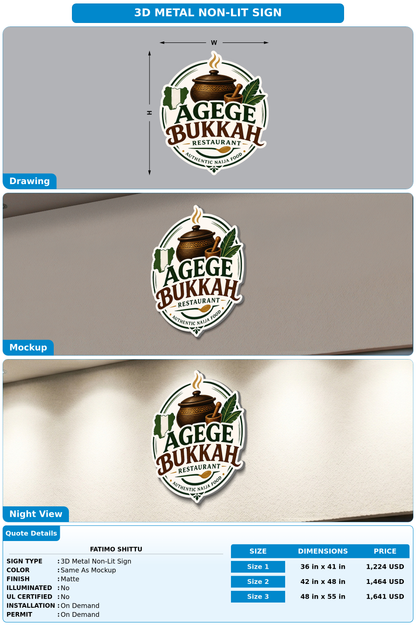 CUSTOM MOCKUP SIGN FOR Fatimo Shittu