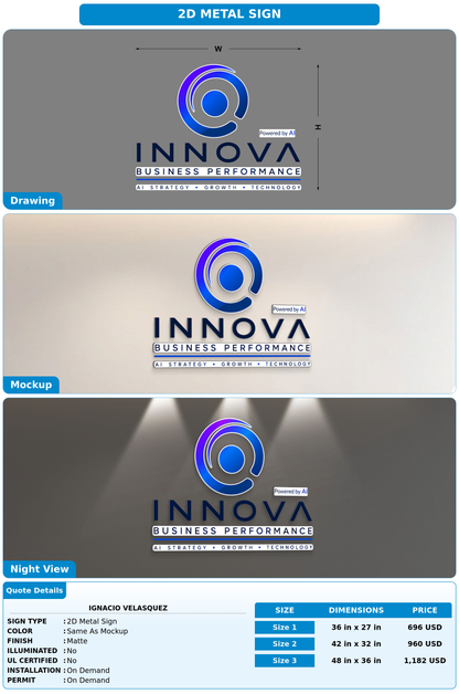 CUSTOM MOCKUP SIGN FOR Ignacio Velasquez