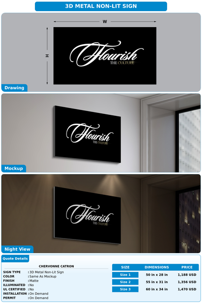 CUSTOM MOCKUP SIGN FOR Chervonne Catron