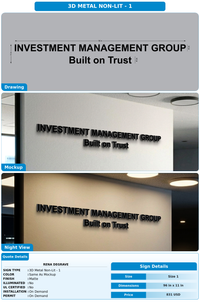 CUSTOM MOCKUP SIGN FOR Rena DeGrave