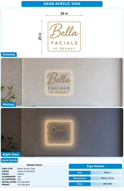 CUSTOM MOCKUP SIGN FOR Brandy Reilly