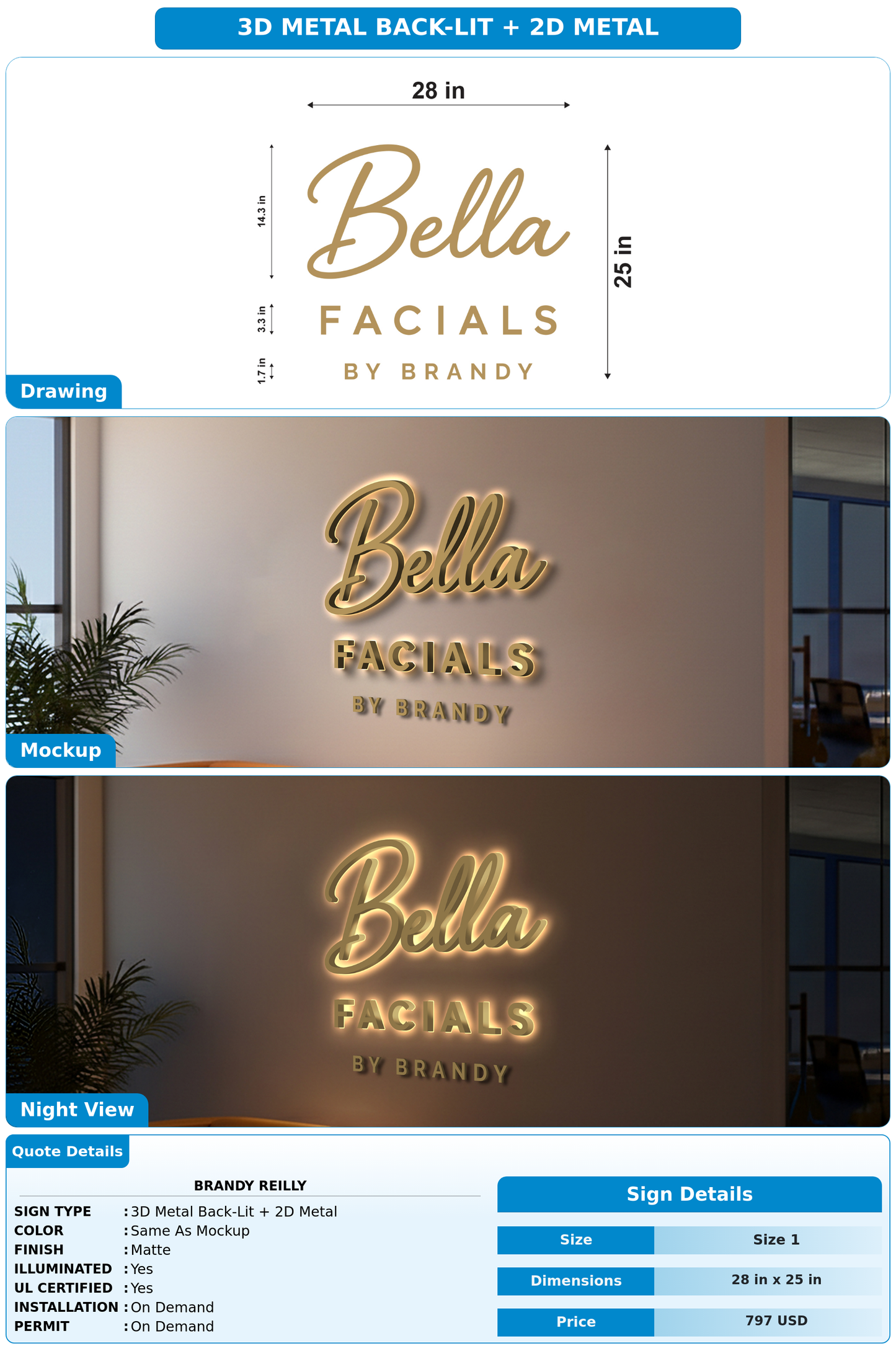 CUSTOM MOCKUP SIGN FOR Brandy Reilly
