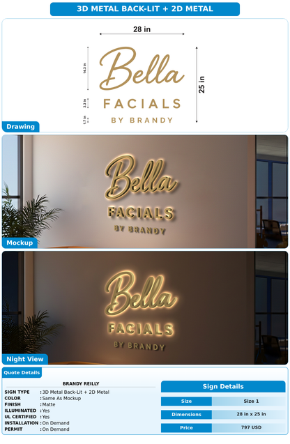 CUSTOM MOCKUP SIGN FOR Brandy Reilly