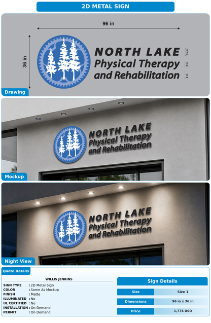 CUSTOM MOCKUP SIGN FOR Willis Jenkins