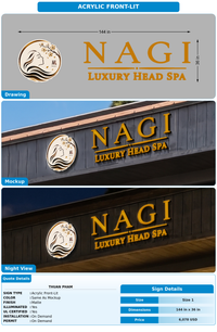 CUSTOM MOCKUP SIGN FOR Thuan pham