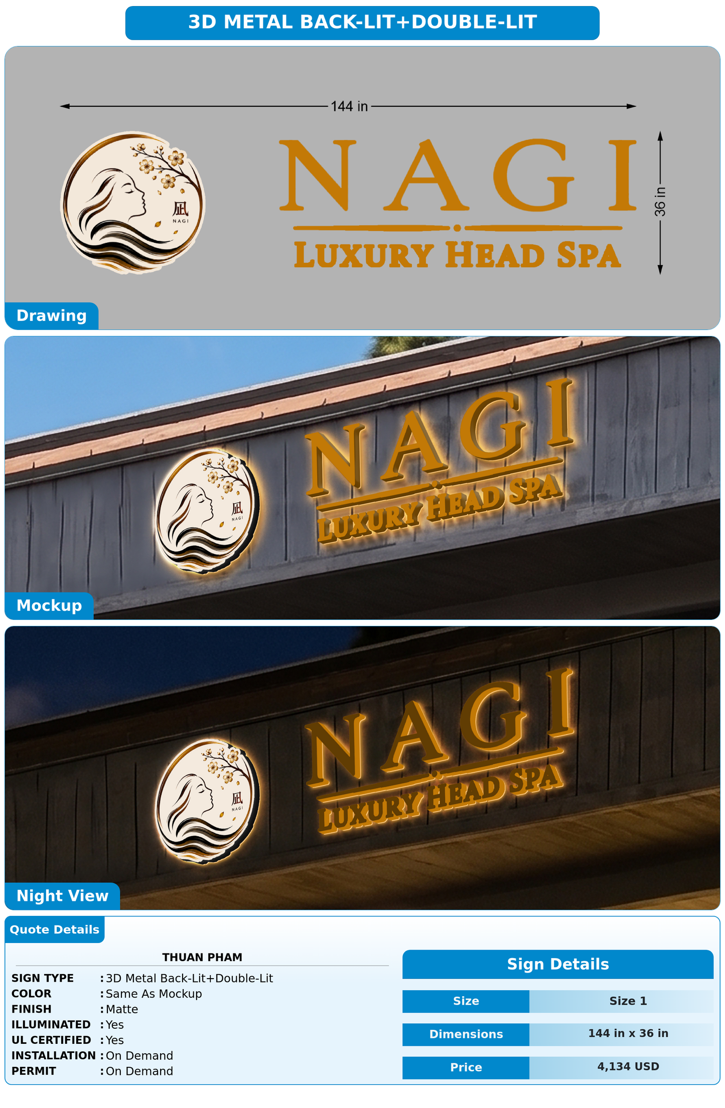 CUSTOM MOCKUP SIGN FOR Thuan pham