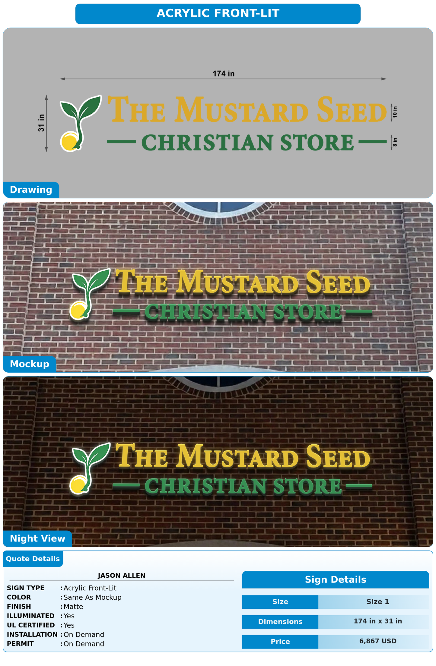 CUSTOM MOCKUP SIGN FOR Jason Allen