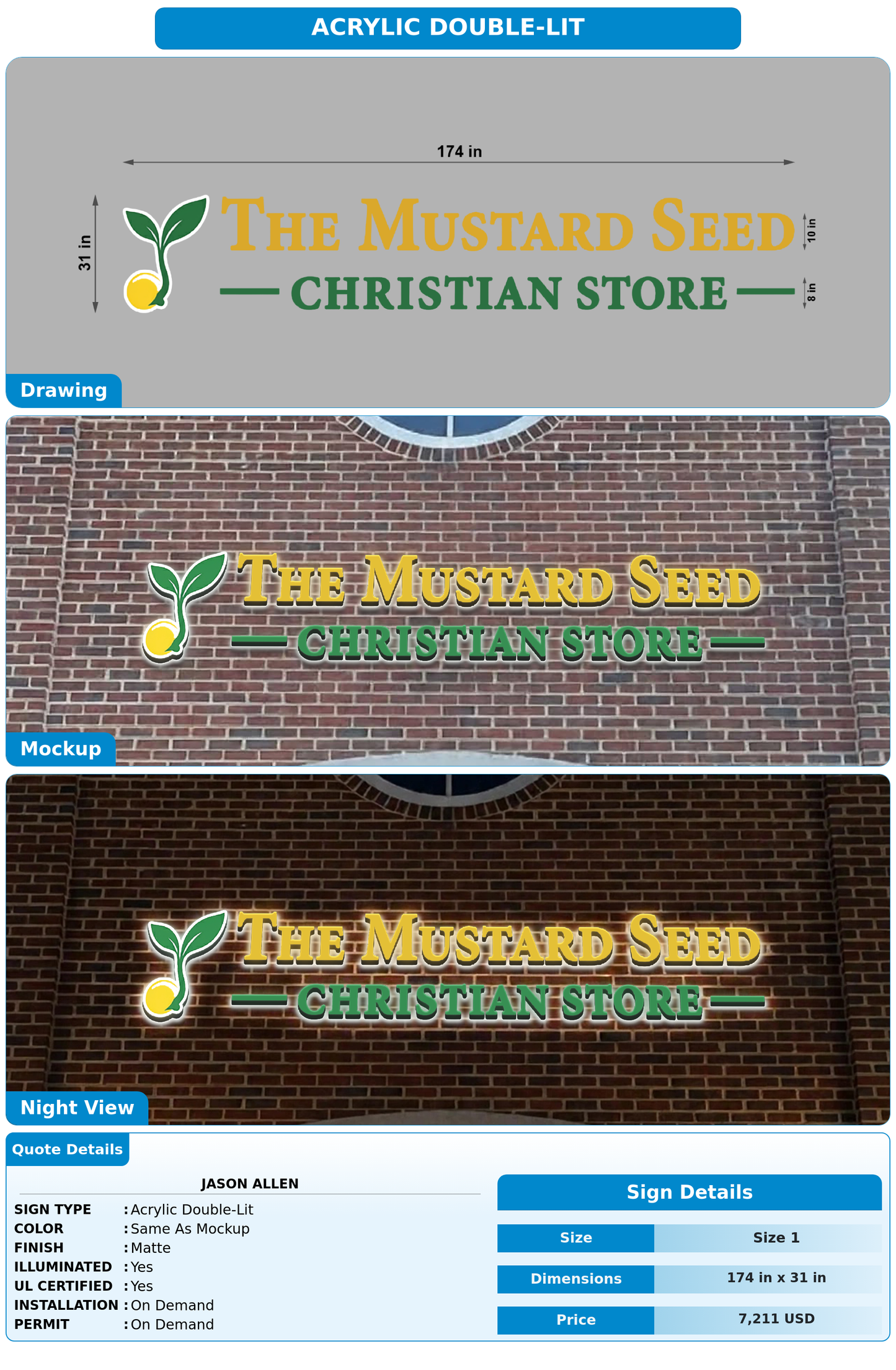 CUSTOM MOCKUP SIGN FOR Jason Allen