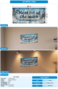 CUSTOM MOCKUP SIGN FOR Tom LaBaff