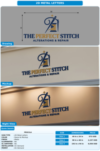 CUSTOM MOCKUP SIGN FOR Priscila