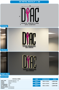 CUSTOM MOCKUP SIGN FOR Michelle Webb