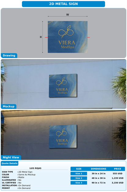 CUSTOM MOCKUP SIGN FOR Luis Rojas