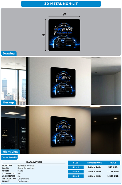 CUSTOM MOCKUP SIGN FOR Kiara Watson