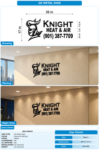 CUSTOM MOCKUP SIGN FOR Jess Knight