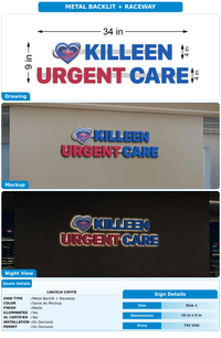 CUSTOM MOCKUP SIGN FOR Lincoln Coffie