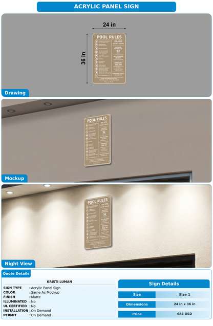 CUSTOM MOCKUP SIGN FOR Kristi Luman