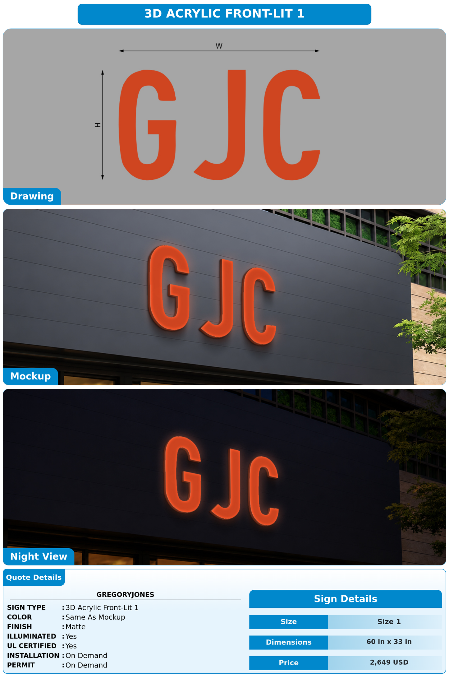 CUSTOM MOCKUP SIGN FOR gregoryjones