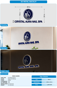 CUSTOM MOCKUP SIGN FOR Maria Shames