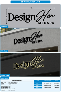 CUSTOM MOCKUP SIGN FOR Kimberly Mandell