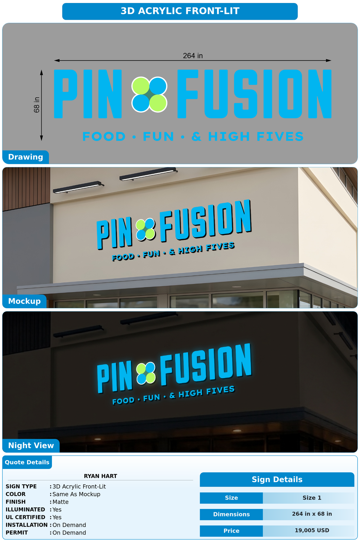 CUSTOM MOCKUP SIGN FOR Ryan Hart
