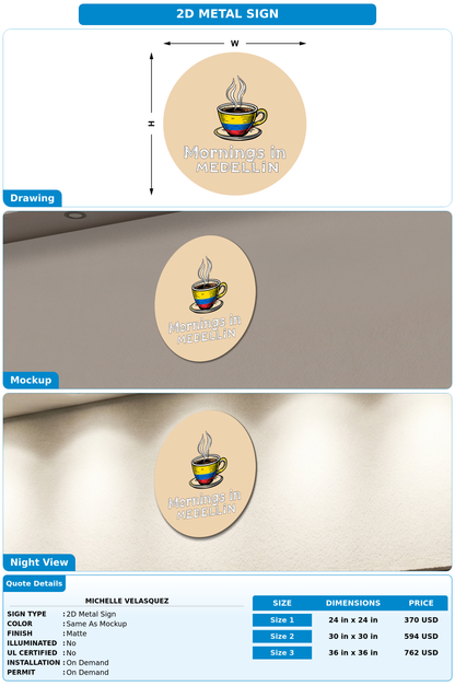 CUSTOM MOCKUP SIGN FOR michelle velasquez