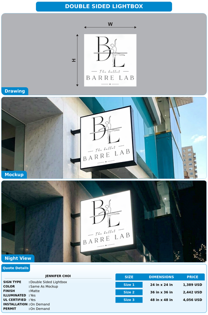 CUSTOM MOCKUP SIGN FOR Jennifer Choi